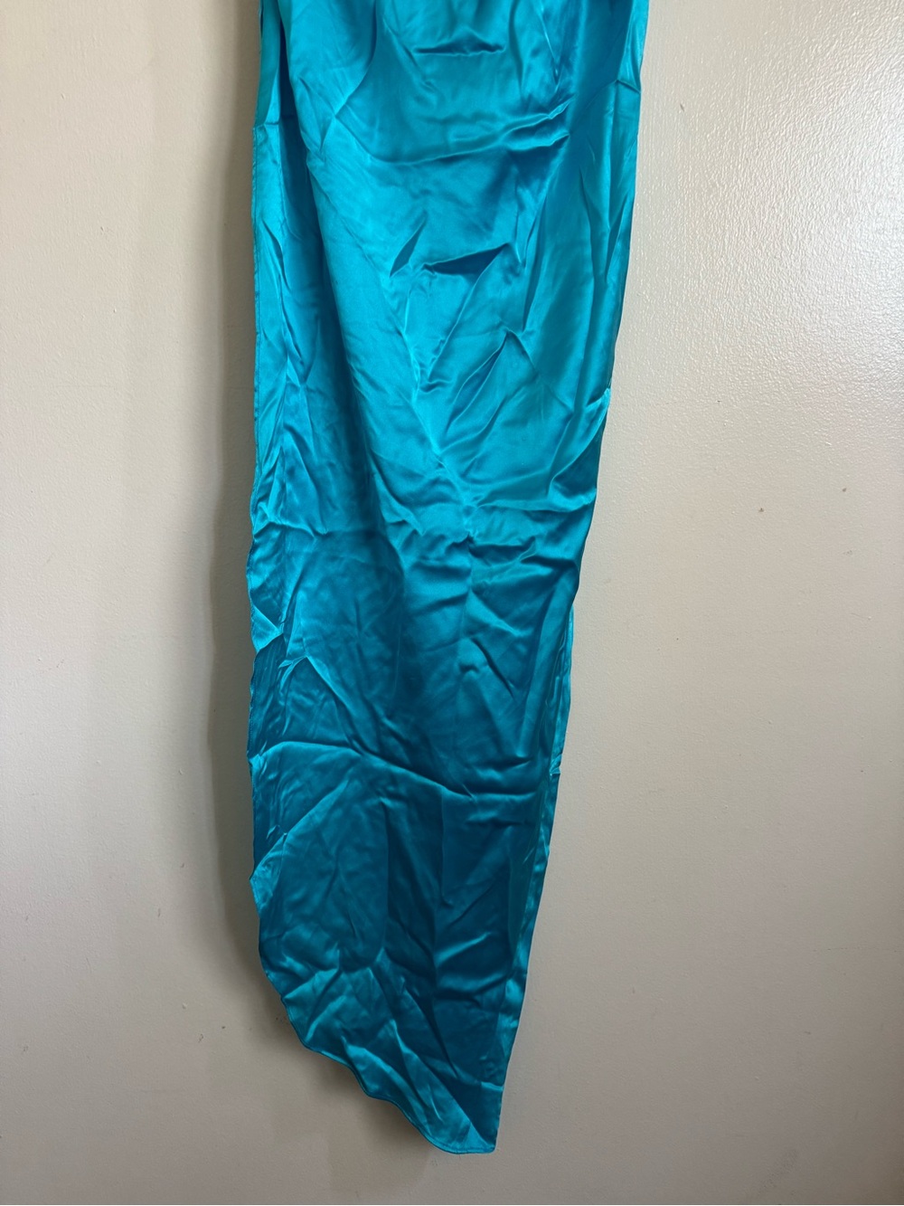 Amanda Uprichard Jaida Maxi in Marina Silk Gown Dress - Picture 10 of 11